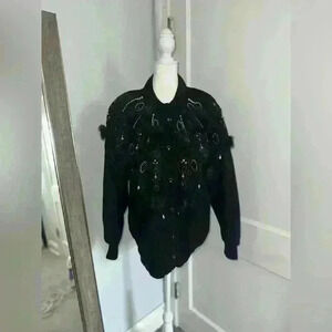 80’s Vintage Lambswool Andora Rabbit Hair Blend Cervelle Women’s  Cardigan